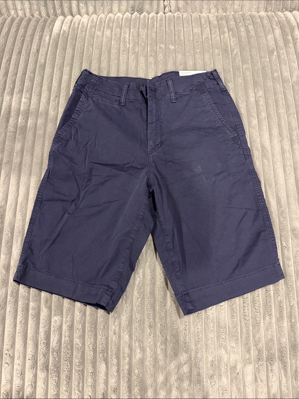 American Eagle Outfitters Navy Flat-Front Men's Shorts